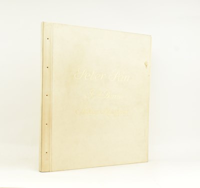 Lot 20 - RACKHAM, ARTHUR. 1912 PETER PAN PORTFOLIO LIMITED EDITION IN ELEPHANT PORTFOLIO & ORIG. BOX