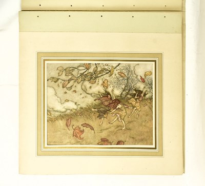 Lot 20 - RACKHAM, ARTHUR. 1912 PETER PAN PORTFOLIO LIMITED EDITION IN ELEPHANT PORTFOLIO & ORIG. BOX