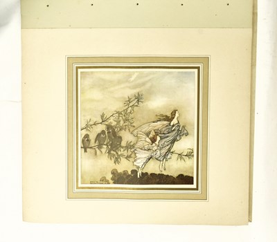 Lot 20 - RACKHAM, ARTHUR. 1912 PETER PAN PORTFOLIO LIMITED EDITION IN ELEPHANT PORTFOLIO & ORIG. BOX