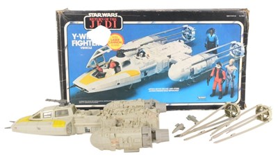 Lot 8 - STAR WARS - ORIGINAL VINTAGE Y-WING FIGHTER PLAYSET