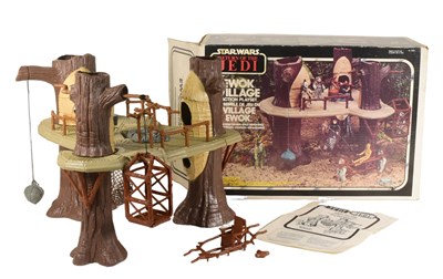 Lot 240 - STAR WARS - FRENCH CANADIAN ISSUE 'EWOK VILLAGE' ACTION FIGURE PLAYSET