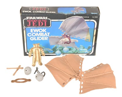 Lot 248 - STAR WARS - ORIGINAL VINTAGE EWOK COMBAT GLIDER PLAYSET & FIGURE
