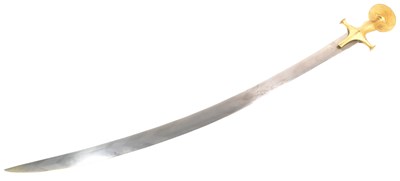 Lot 21 - 19TH CENTURY INDIAN MUGHAL EMPIRE TULWAR SWORD