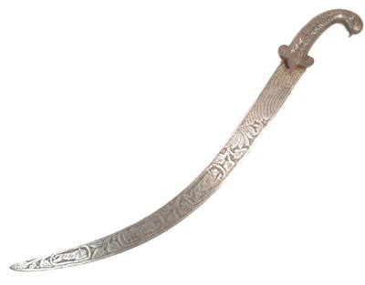 Lot 372 - 19TH CENTURY INDIAN BOYS SHAMSHIR SWORD