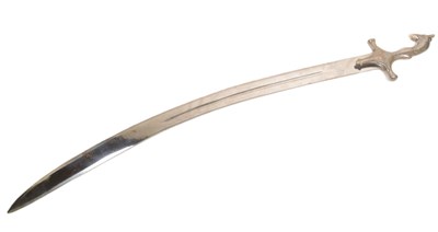 Lot 386 - EARLY 20TH CENTURY PERSIAN TULWAR SWORD