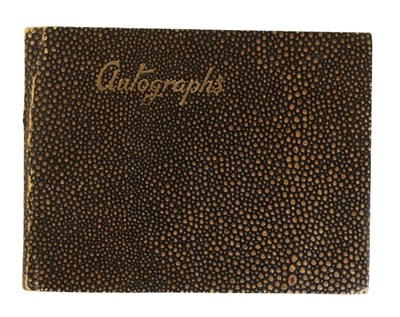 Lot 5 - 1950S AUTOGRAPH ALBUM - CHARLIE CHAPLIN, ERROL FLYNN, ELIZABETH TAYLOR & MORE