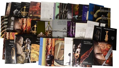 Lot 401 - LARGE COLLECTION OF MILITARIA AUCTION BROCHURES