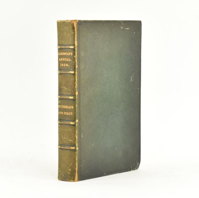 Lot 294 - ROSCOE, THOMAS. 1830 THE TOURIST IN SWITZERLAND AND ITALY FULL MOROCCO BINDING