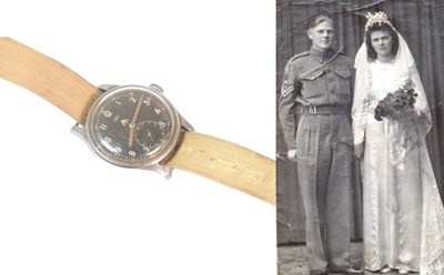 Lot 6 - WWII SECOND WORLD WAR ' DIRTY DOZEN ' MILITARY WATCH - RGMT SGT MAJOR HARRY SKILTON