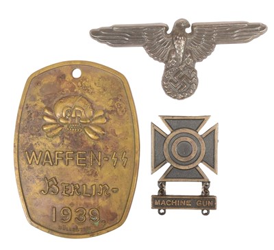 Lot 422 - COLLECTION OF GERMAN & UNITED STATES MILITARY BADGES