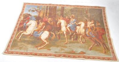 Lot 330 - LARGE NEOCLASSICAL STYLE VINTAGE WALL TAPESTRY WITH CALVARY DESIGN
