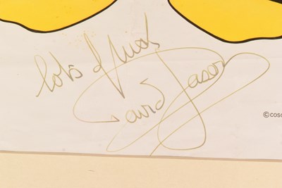 Lot 106 - COUNT DUCKULA (1988 CARTOON) - SIR DAVID JASON SIGNED POSTER