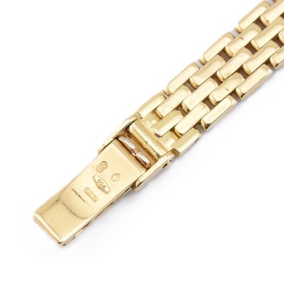 Lot 22 - LONGINES - HALLMARKED 18CT GOLD WRISTWATCH