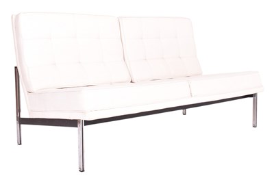 Lot 315 - FLORENCE KNOLL - KNOLL INTERNATIONAL - DESIGNER TWO-SEATER SOFA