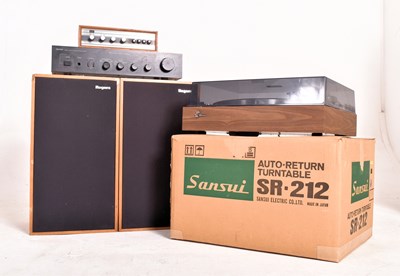 Lot 175 - HI-FI - MIXED SELECTION OF HI-FI - SANSUI / ARENA / DENON & ROGERS