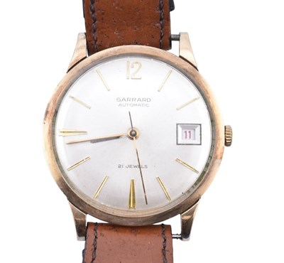 Lot 134 - HALLMARKED 9CT GOLD GARRARD GENTS WRISTWATCH