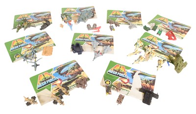 Lot 770 - MEGA FORCE V-ROCS DIECAST FIGHTER VEHICLES 1980S