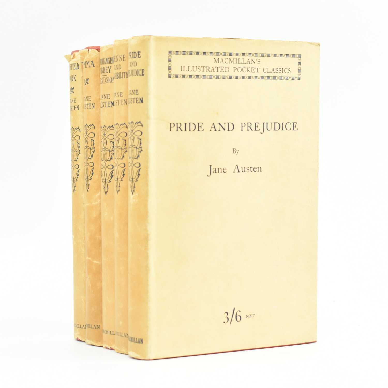Lot 40 - AUSTEN, JANE. COLLECTION OF FIVE WORKS, MACMILLAN POCKET CLASSIC EDITIONS IN SMART DUST WRAPPERS