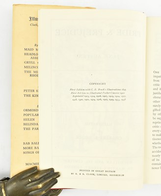 Lot 40 - AUSTEN, JANE. COLLECTION OF FIVE WORKS, MACMILLAN POCKET CLASSIC EDITIONS IN SMART DUST WRAPPERS