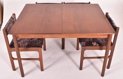 Lot 487 - MCINTOSH & CO - DINING TABLE AND MATCHING FOUR CHAIRS