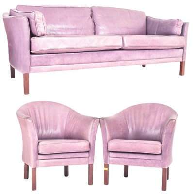 Lot 297 - MOGENS HANSEN - MODEL MH80 / MH - THREE PIECES SUITE