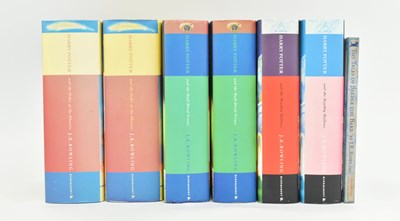 Lot 129 - ROWLING, J. K. COLLECTION OF SEVEN HARRY POTTER FIRST EDITION BOOKS