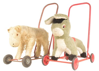 Lot 207 - TWO VINTAGE RIDE ALONG CHILDRENS TOYS