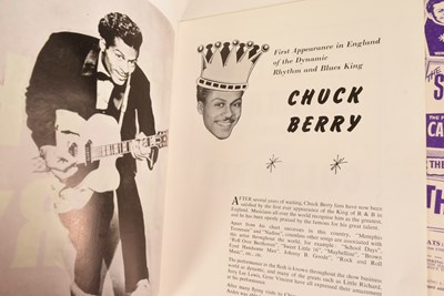 Lot 1 - CHUCK BERRY - BRISTOL COLSTON HALL 1964 - PROGRAMME, HANDBILL & UNSEEN PHOTOS