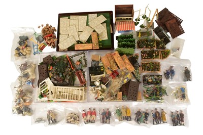 Lot 70 - BRITAINS - VINTAGE BRITAINS FARM YARD & LEAD FIGURES