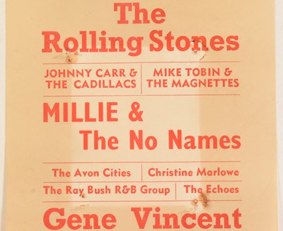 Lot 4 - THE ROLLING STONES - BRISTOL COLSTON HALL - ORIGINAL FLYER / HANDBILL