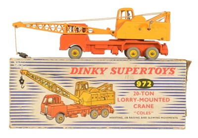 Lot 289 - DIECAST - VINTAGE DINKY TOYS DIECAST MODEL LORRY MOUNTED CRANE