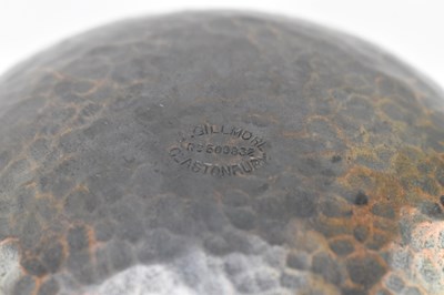 Lot 29 - J. GILLMORE - ARTS & CRAFTS HAMMERED COPPER BOWL