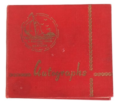 Lot 133 - 1970S AUTOGRAPH ALBUM - ACTORS, PERFORMERS, ETC