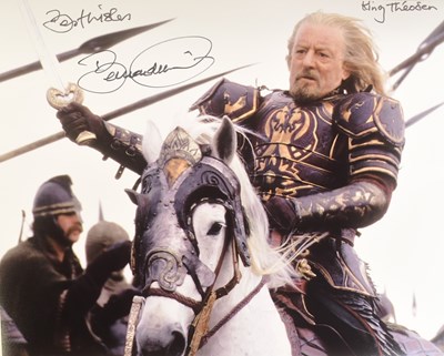 Lot 53 - FROM THE COLLECTION OF BERNARD HILL - LORD OF THE RINGS - AUTOGRAPHED 8X10"