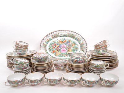 Lot 106 - 20TH CENTURY CHINESE FAMILLE ROSE TEA & DINNER SERVICE