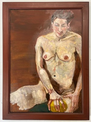 Lot 30 - ROBIN SYMES (1939-2023) - UNTITLED NUDE PORTRAIT OF WOMAN