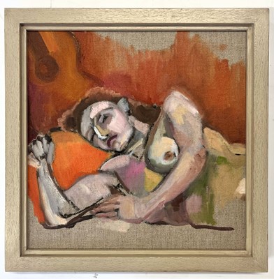 Lot 1 - ROBIN SYMES (1939-2023) - UNTITLED PORTRAIT OF FEMALE NUDE