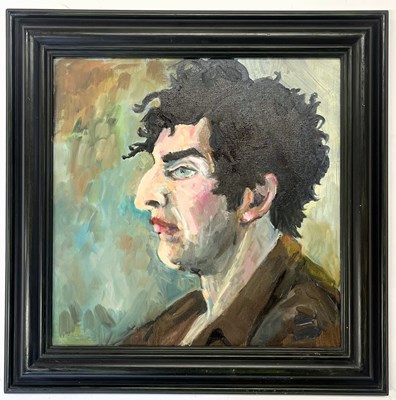 Lot 24 - ROBIN SYMES (1939-2023) - UNTITLED PROFILE PORTRAIT OF A MAN