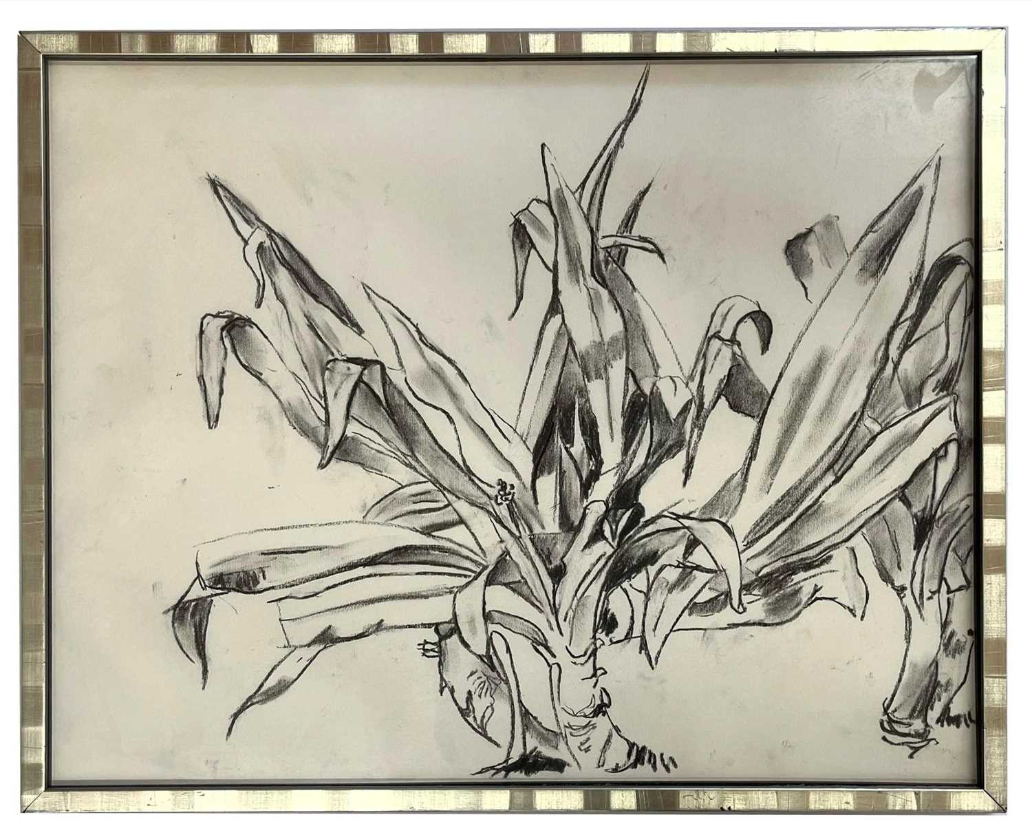 Lot 71 - ROBIN SYMES (1939-2023) - UNTITLED STILL LIFE OF HOUSE PLANT