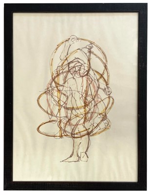 Lot 77 - ROBIN SYMES (1939-2023) - UNTITLED ABSTRACT NUDE