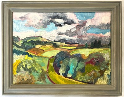 Lot 112 - ROBIN SYMES (1939-2023) - UNTITLED ABSTRACT LANDSCAPE