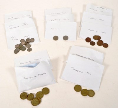 Lot 507 - COLLECTION OF LATE 19TH AND 20TH CENTURY BRITISH CIRCULATED COINS