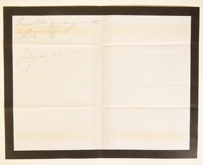 Lot 149 - QUEEN VICTORIA (1819-1901) - LETTER IN HER HAND