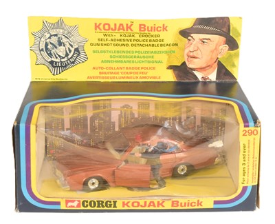 Lot 142 - DIECAST - VINTAGE CORGI DIECAST KOJAK BUICK