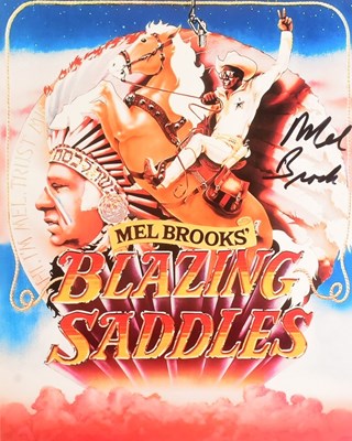 Lot 117 - MEL BROOKS - BLAZING SADDLES - AUTOGRAPHED PHOTOGRAPH - AFTAL