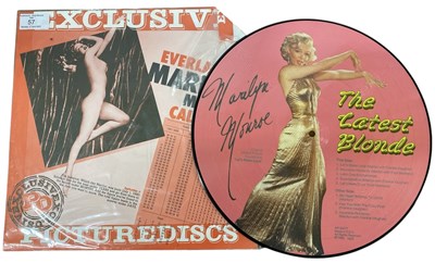 Lot 57 - MARILYN MONROE - THE LATEST BLONDE - PICTURE DISC ALBUM