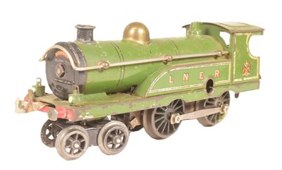 Lot 23 - MODEL RAILWAY - VINTAGE HORNBY O GAUGE CLOCKWORK LOCOMOTIVE