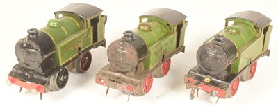 Lot 314 - MODEL RAILWAY - HORNBY O GAUGE CLOCKWORK LOCOMOTIVES