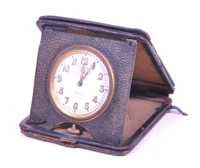 Lot 200 - EARLY 20TH CENTURY 8 DAYS GOLIATH TRAVEL CLOCK