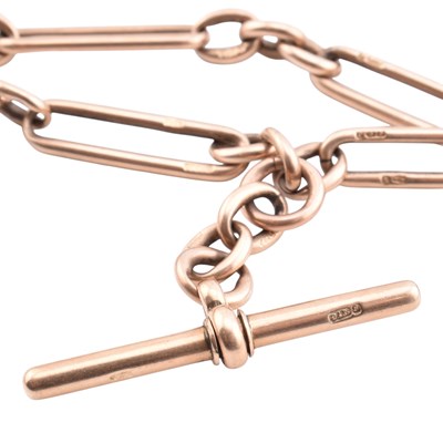 Lot 53 - MOUNTED 1794 SPADE GUINEA ON BAR LINK ALBERT CHAIN